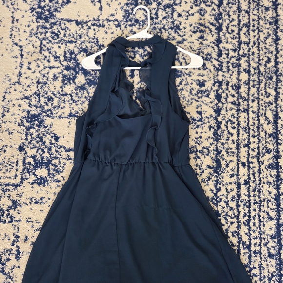 BCBGeneration Blue Ruffle Mini Dress - Picture 4 of 5